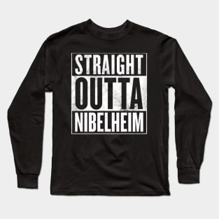 Straight Outta Nibelheim - Final Fantasy VII Long Sleeve T-Shirt